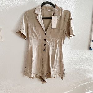 Red Dress Boutique Khaki Romper